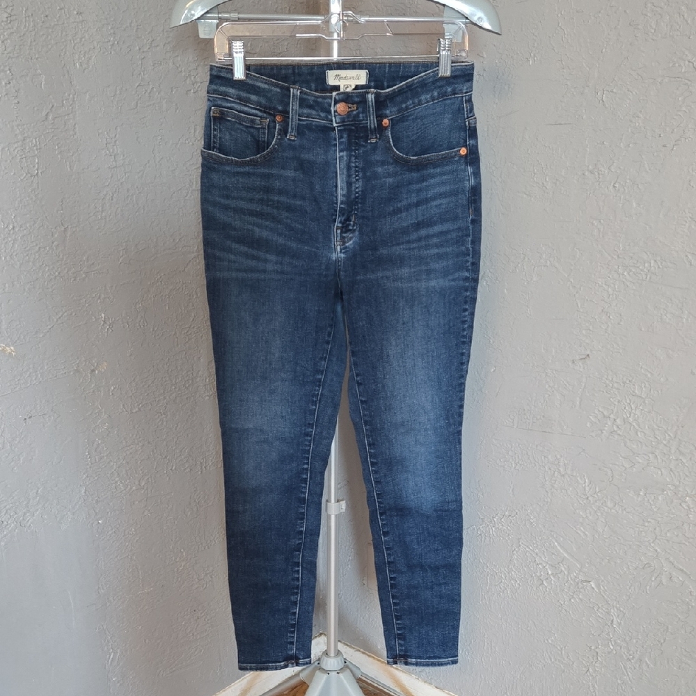 Madewell High-Rise Curvy Skinny Blue Jeans
